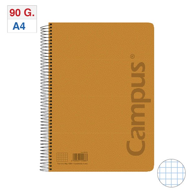 BLOC A4 80/H T.PP 90GR CN4MM NARANJA