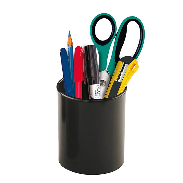 CUBILETE PLUS 181 REDONDO PLAST.NEGRO