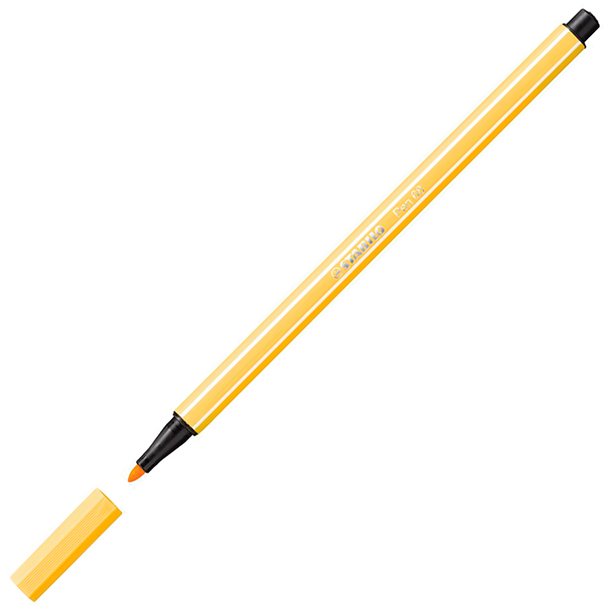 ROTULADOR STABILO PEN 68 PUNTA DE FIBRA ACUARELABLE COLOR AMARILLO 1 MM