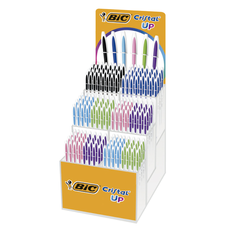 BOLIGRAFO BIC CRISTAL UP EXPOS.180 UD