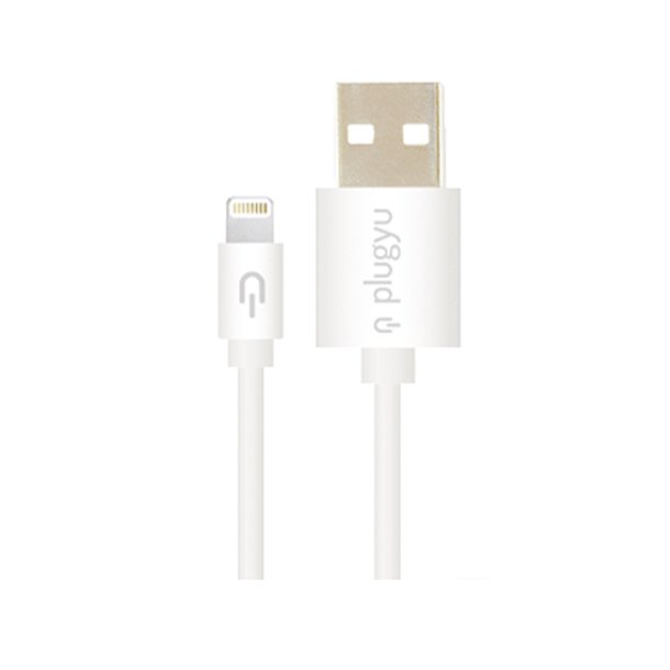 CABLE PLUGYU USB A APPLE LIGHTNING BL