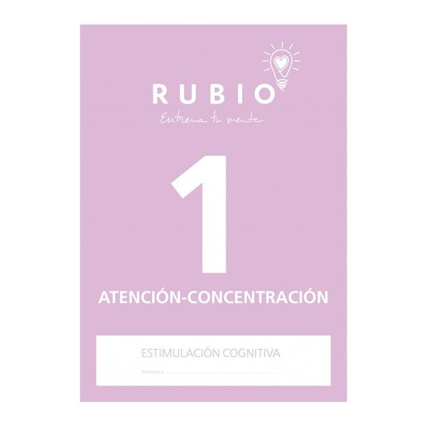 CUADERNO RUBIO ESTIMULACIÓN CREATIVA ATENCIÓN CONCENTRACIÓN 1 A4