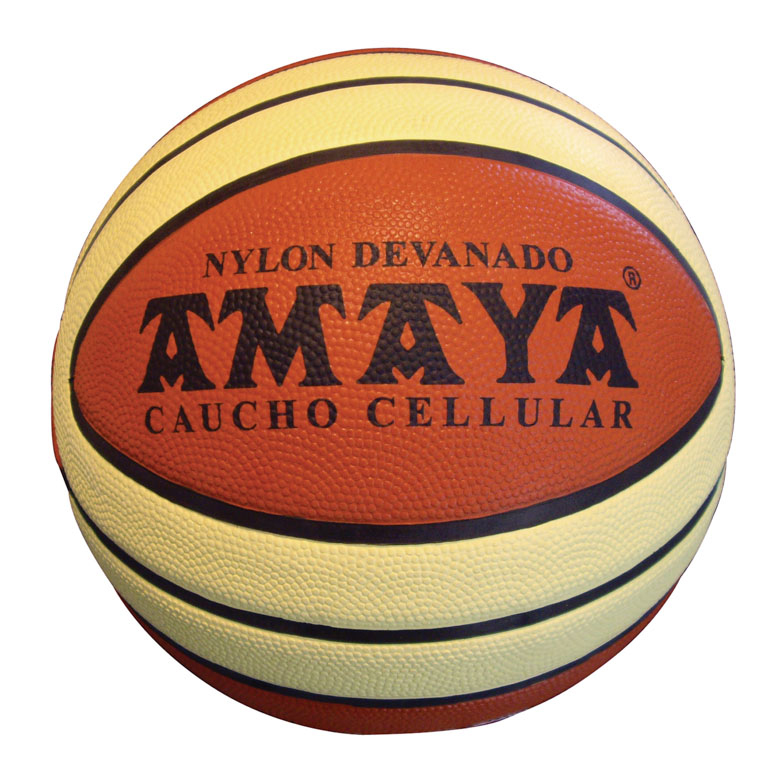 Balon Basket Amaya Nº5 Caucho Bicolor